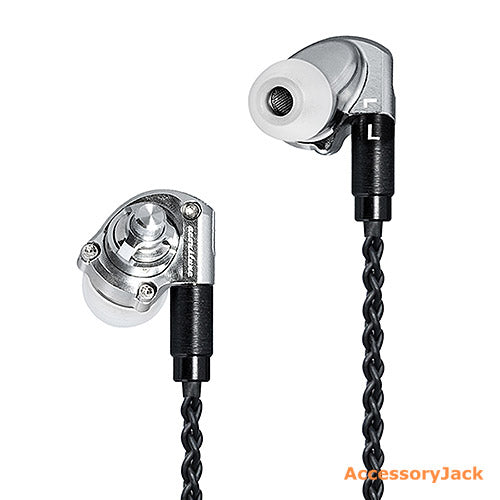 Acoustune HS1677SS Myrinx Driver In-Ear Monitor Pentaconn Ear Connector  Headphones (Stainless Steel)