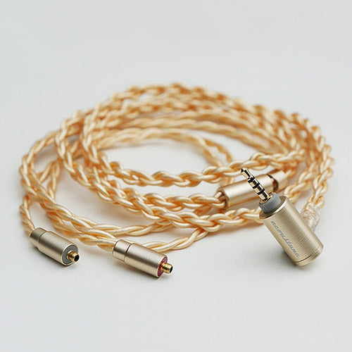 Acoustune ARC73 4.4mm Balanced 16 core Silver Coated OFC PentaconnEar  Re-Cables (Gold)