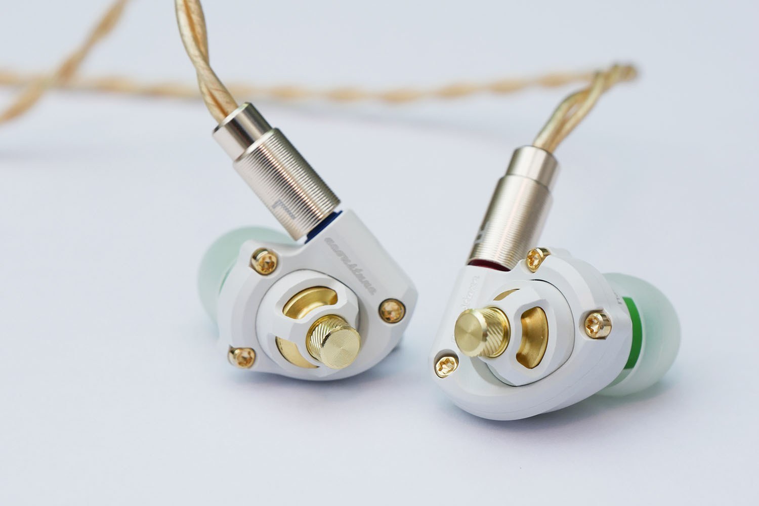 Acoustune HS1655CU Myrinx driver in-ear monitor IEM Pentaconn Ear Connector  headphones (White)