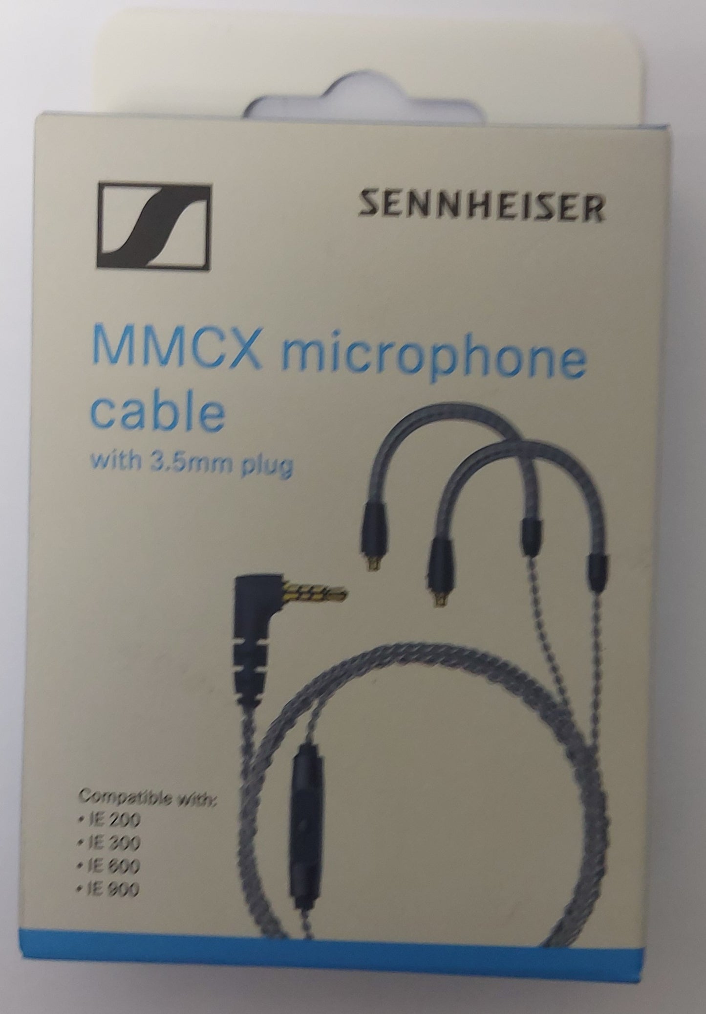 Sennheiser MMCX Cable with Microphone for IE200 IE300 IE600 IE900 Earphone for 3.5mm Plug