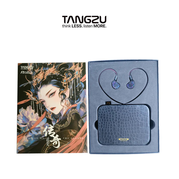 TangZu Wu Zetian The Legend Edition Dual Planar Driver IEM Earphone 4.4mm 2-Pin Cable