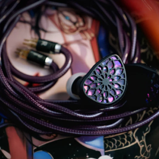 TangZu Wu Zetian The Legend Edition Dual Planar Driver IEM Earphone 4.4mm 2-Pin Cable