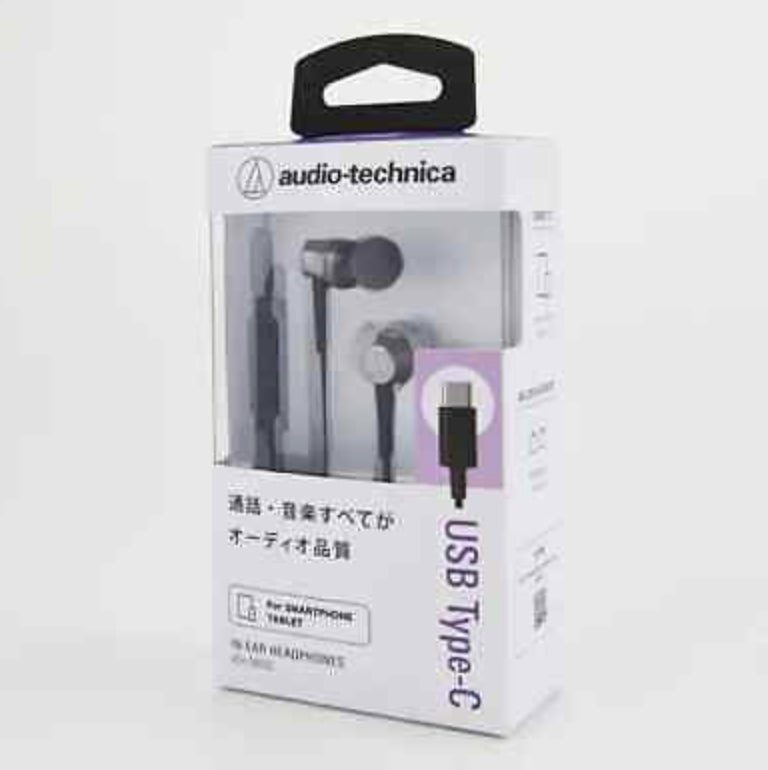 Audio-Technica ATH-CKD3C In-Ear Earphone with Microphone Type-C Connector for Smartphone Android