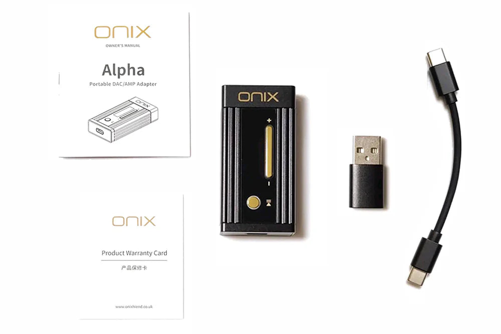 ONIX Alpha XI 1 Hi-Res Portable USB DAC AMP Amplifier for Smartphone Android iPhone