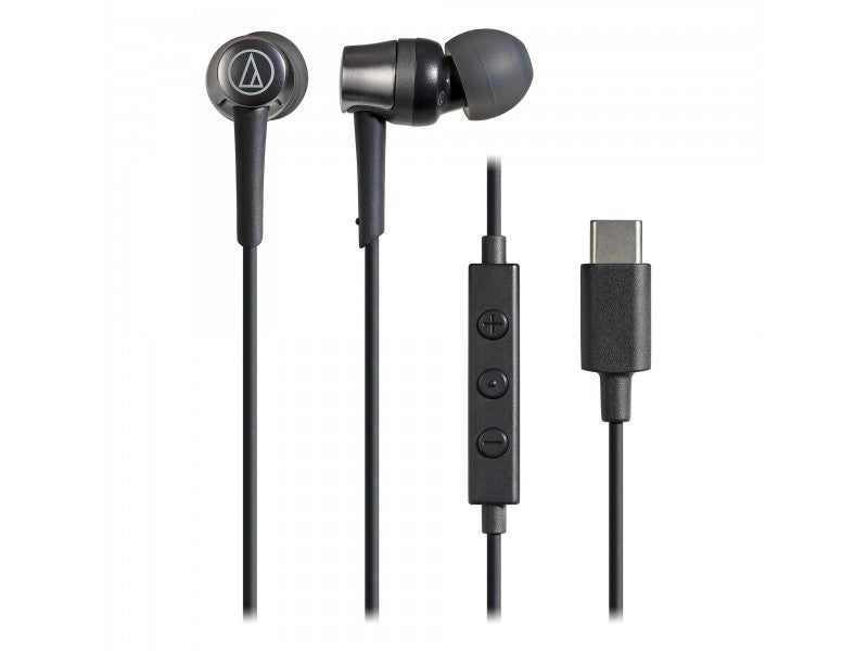 Audio-Technica ATH-CKD3C In-Ear Earphone with Microphone Type-C Connector for Smartphone Android