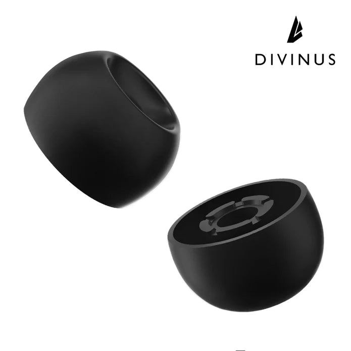 Korea DIVINUS Velvet Wide Bore Eartips for In-Ear Monitor Earphone 5 Sizes