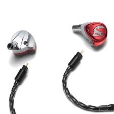 Astell Kern x JH Diana 3-Driver In-Ear Monitor IEM Earphone Red with Hybrid Cable