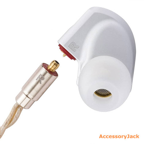Acoustune HS1655CU Myrinx driver in-ear monitor IEM Pentaconn Ear Connector  headphones (White)