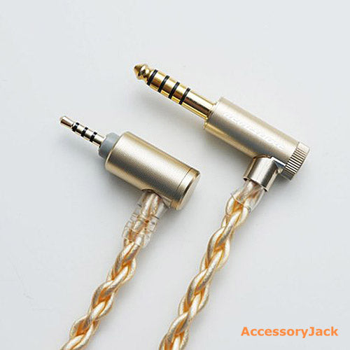 Acoustune ARC73 4.4mm Balanced 16 core Silver Coated OFC PentaconnEar  Re-Cables (Gold)