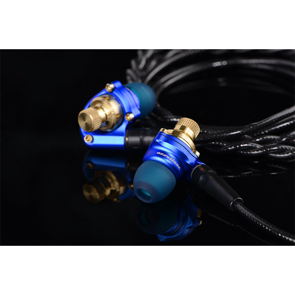 Acoustune HS1551CU Myrinx driver in-ear monitor headphones (Grand Blue x  Gold)