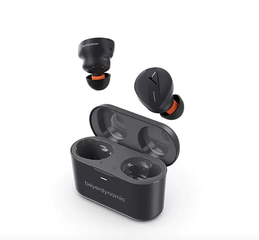 Protective TPU painted dual buckle wireless earbud case with armbands - JQX