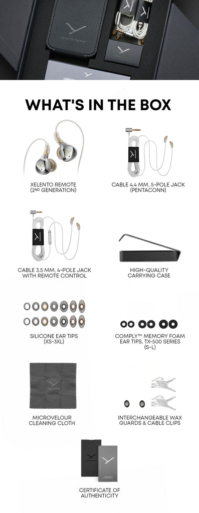 Beyerdynamic Xelento Remote 2nd Generation In-Ear Monitor IEM Earphone MMCX  Connector